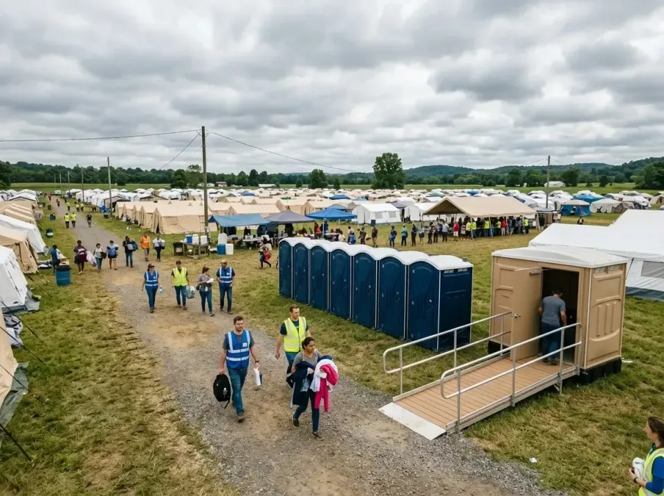 disaster-relief-camp-restrooms-010 — frequently asked questions, Dumpster & Portable Bathrooms Rental in Blanchard, LA